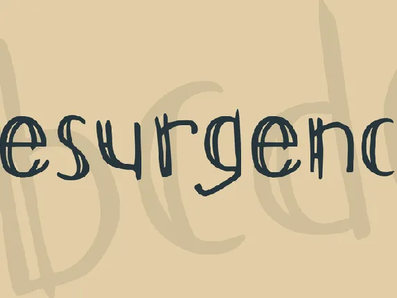 Resurgence font