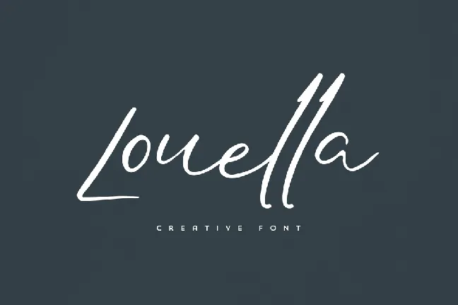 Louella font