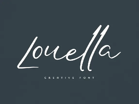 Louella font