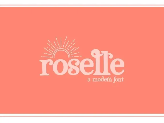 Roselle font