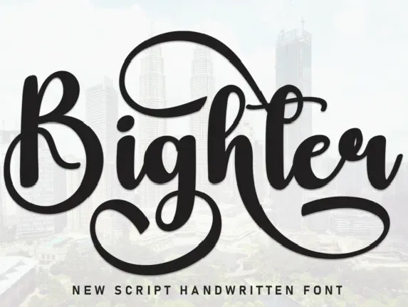 Bighter font