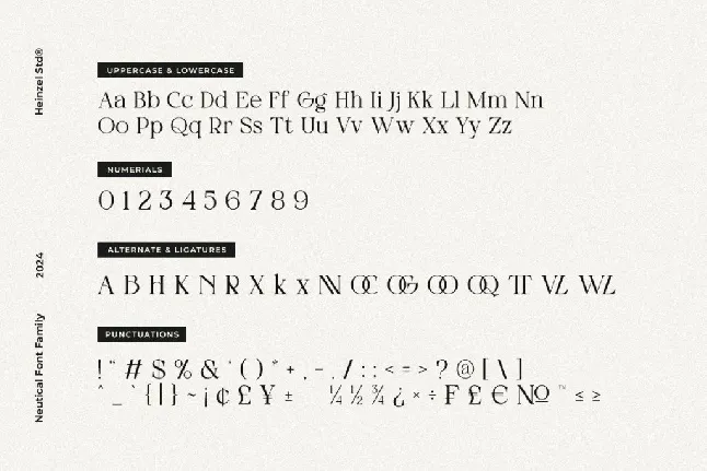 Neutical font