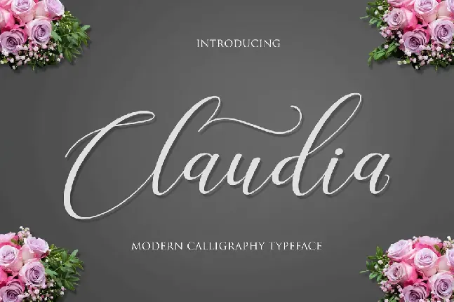 claudia font