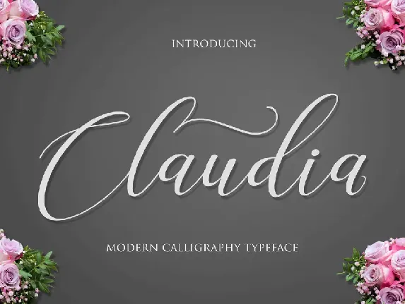 claudia font