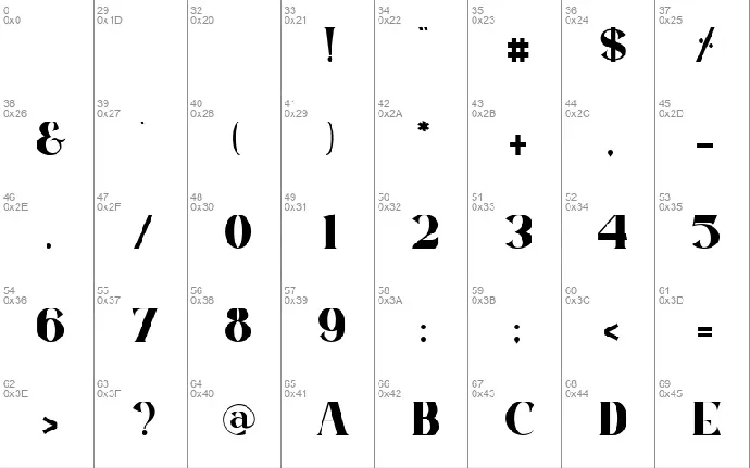 Heselna font