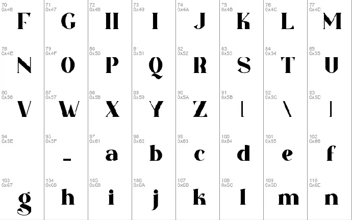 Heselna font