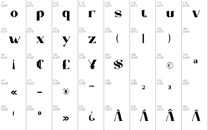 Heselna font