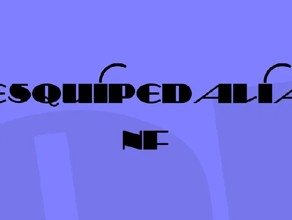 Sesquipedalian NF font