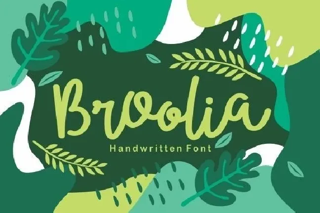 Broolia Bold Handwritten font