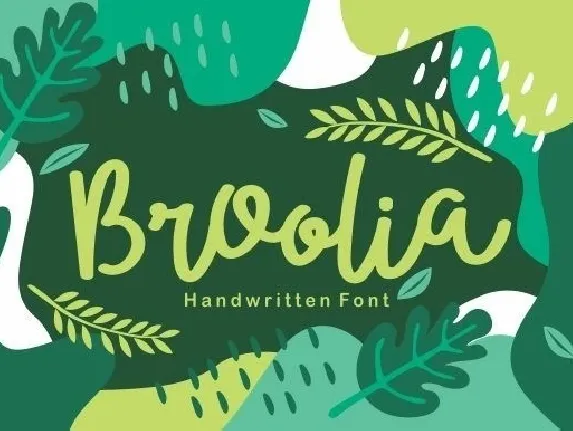 Broolia Bold Handwritten font