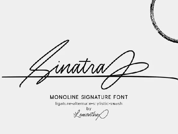 Sinatra font