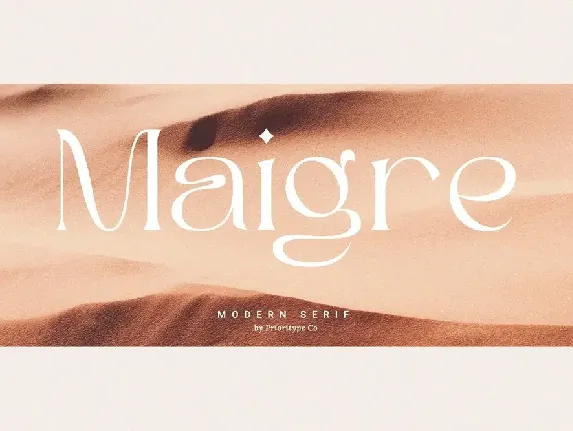 Maigre font