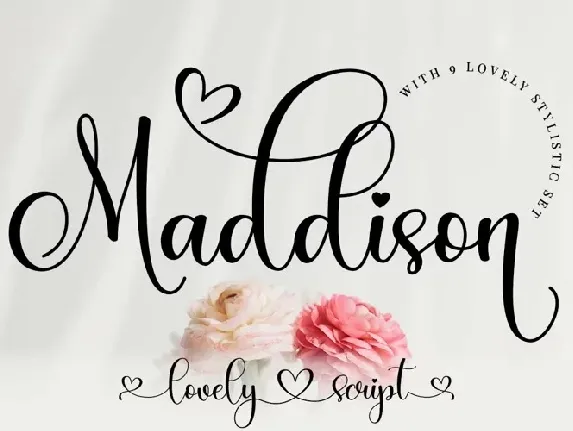 Maddison font