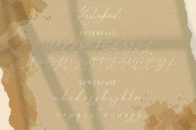 Karlinghard Signature font