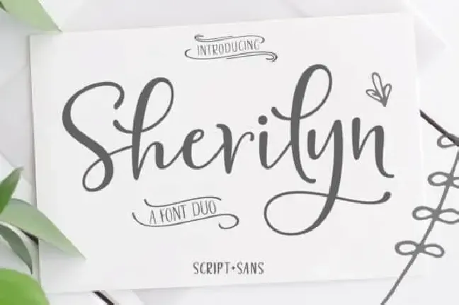 Sherilyn Script font