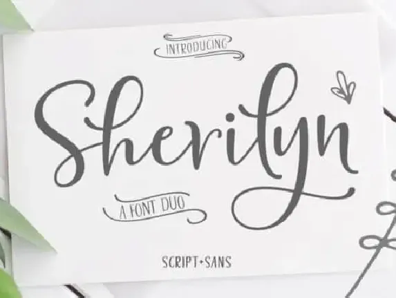 Sherilyn Script font