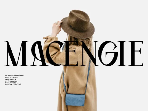 Macengie font