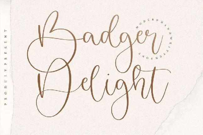 Badger Delight font