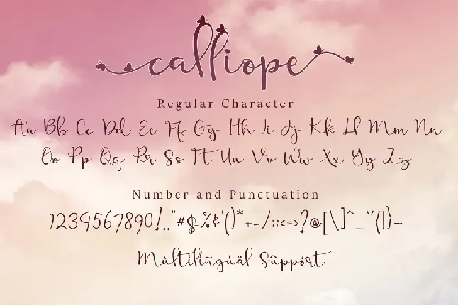 Calliope Script font