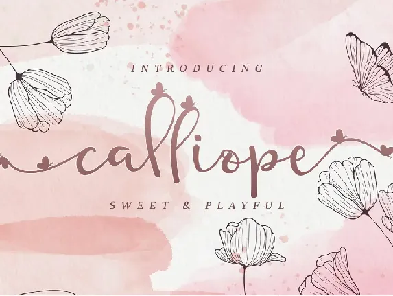 Calliope Script font