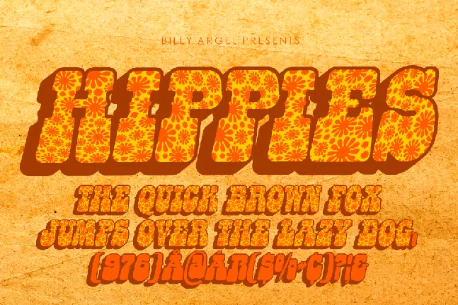 HIPPIES ITALIC PERSONAL font