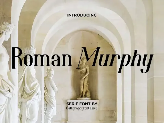 Roman Murphy Demo font