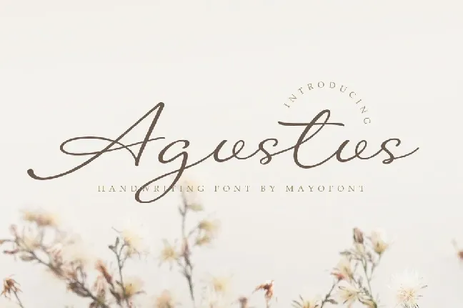 Agustus font