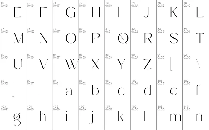 Chantria font