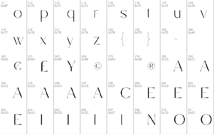 Chantria font