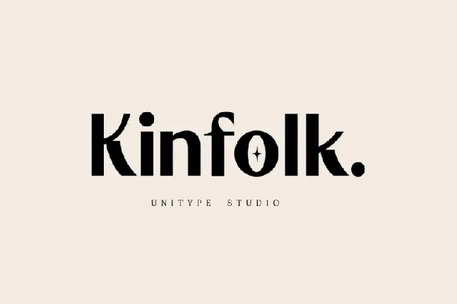 Kinfolk font