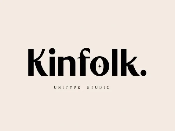 Kinfolk font