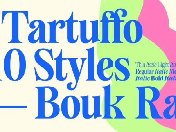 Tartuffo Family font