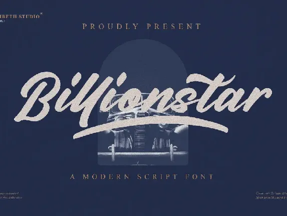 Billionstar font