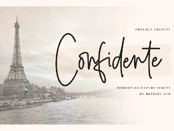 Confidente font