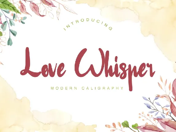 Love Whisper font