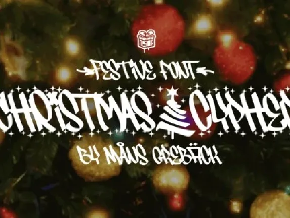 Christmas Cypher font