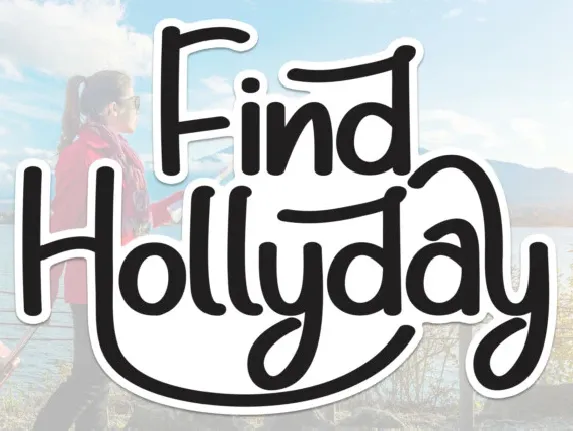 Find Hollyday Script font