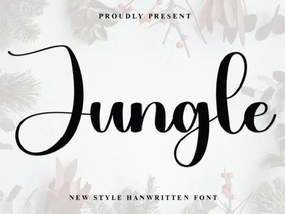 Jungle Script Typeface font