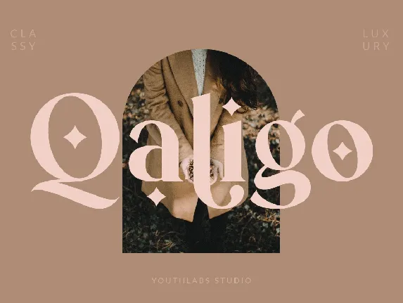 Qaligo Elegant Serif font