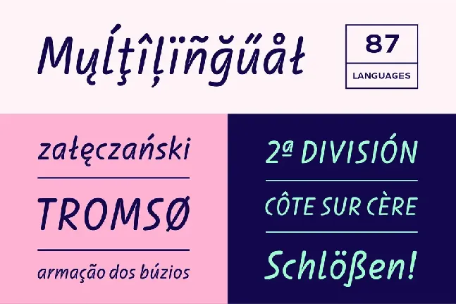 Lezerno DEMO font