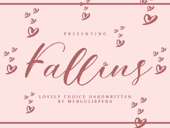 Fallins font