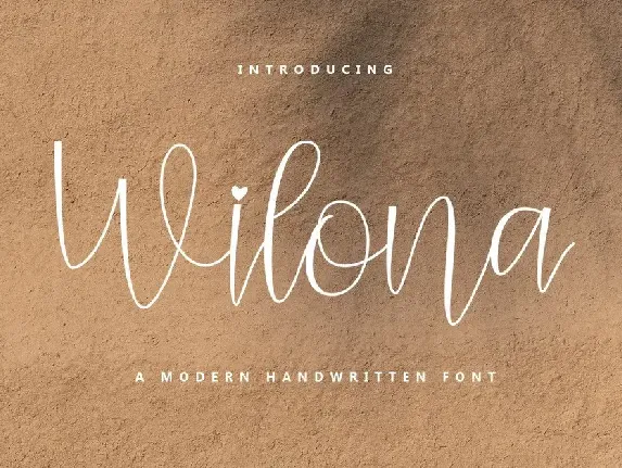 Wilona font