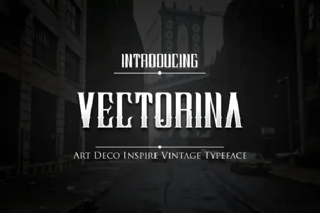 Vectorina font