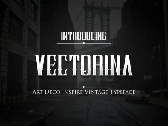 Vectorina font