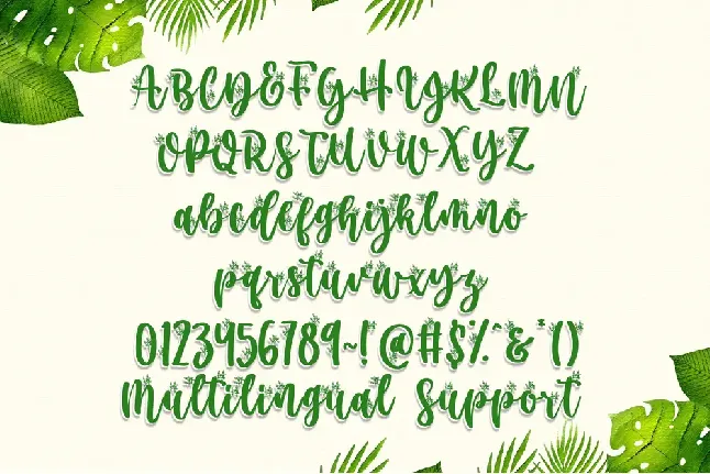 Secret Nature font