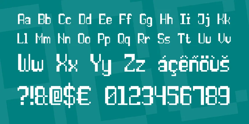 Double Pixel-7 font