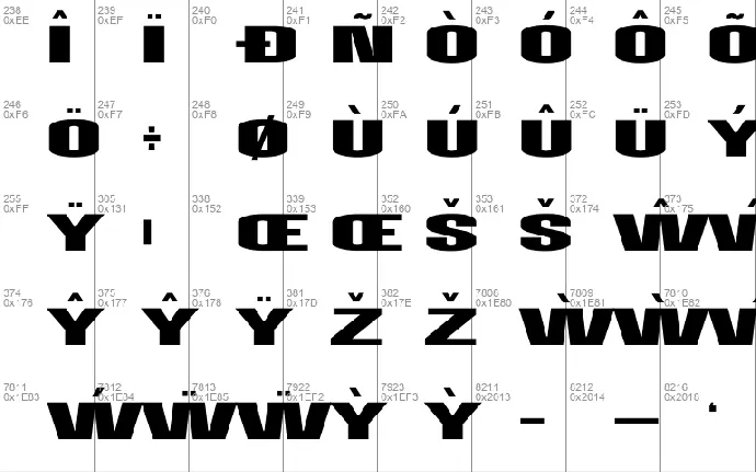 Xenku font