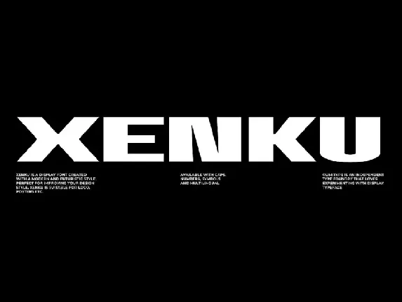 Xenku font