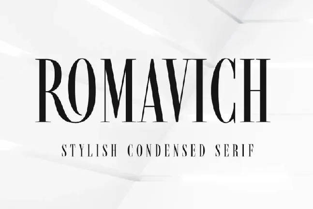 Romavich font