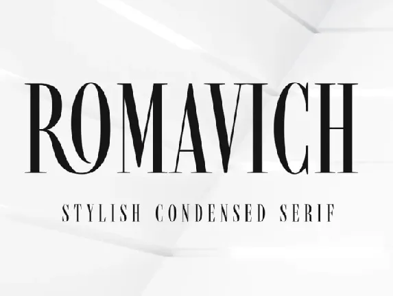 Romavich font